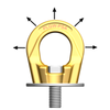 Fall Protection Anchorage Eye Bolt PLGW-PSA