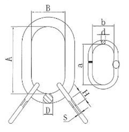 POWERTEX Master Link Assembly model MA drawing