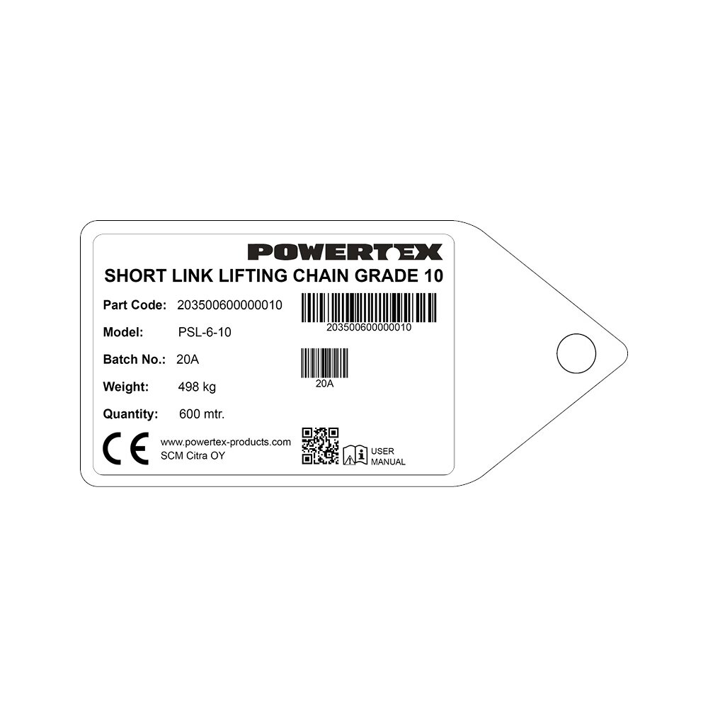 Kette POWERTEX PSL (GK 10) - Kurzgliedrig