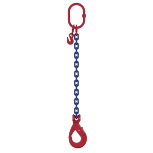 Powertex One-Leg Chain Sling with Safety Hook for Heavy Lifting One leg chain sling with SCL safety hook