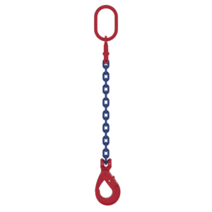 One leg chain sling with Master Link assembly MC1 - integrated connector with a shortening hook One leg chain sling with MC1 masterlink and SLC safety hook