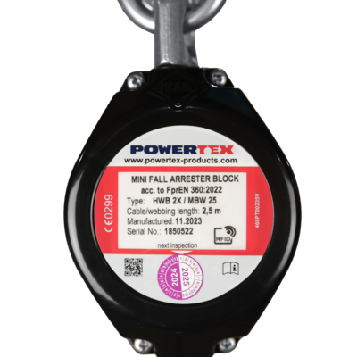 Höhensicherungsgerät POWERTEX MBW25 | © CERTEX Danmark A/S