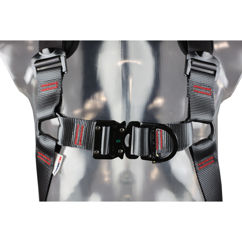 Click buckles on Fall Arrest Harness POWERTEX HW PLUS r-PET 