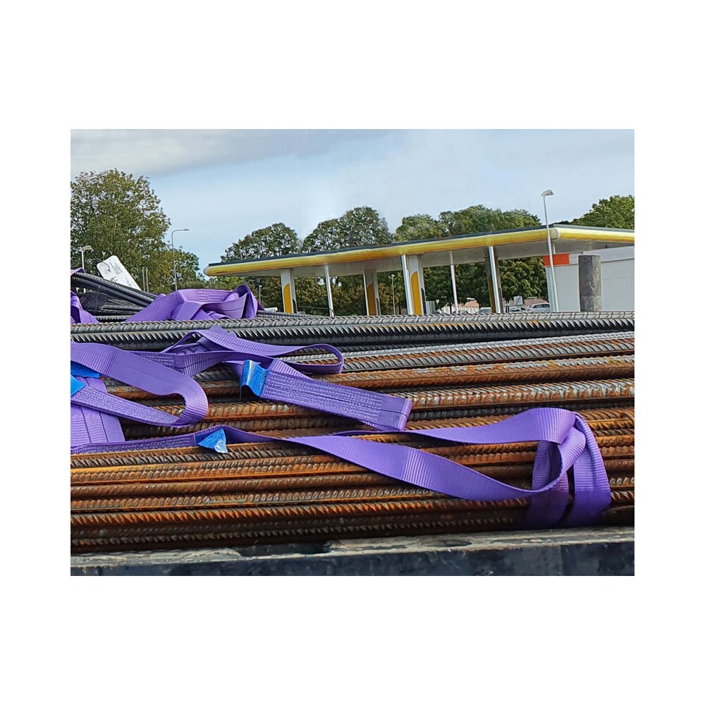 High quality quality flat woven, colour coded endless webbing slings.