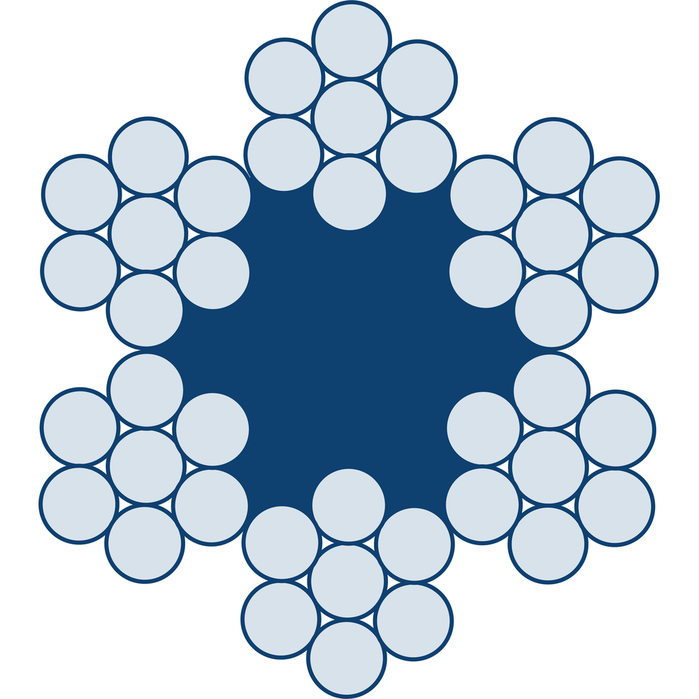 Drahtseil ROPETEX S42 - 6x7 FC