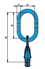 Yoke Master Link Grab 1 Assy X-A04 blueprint