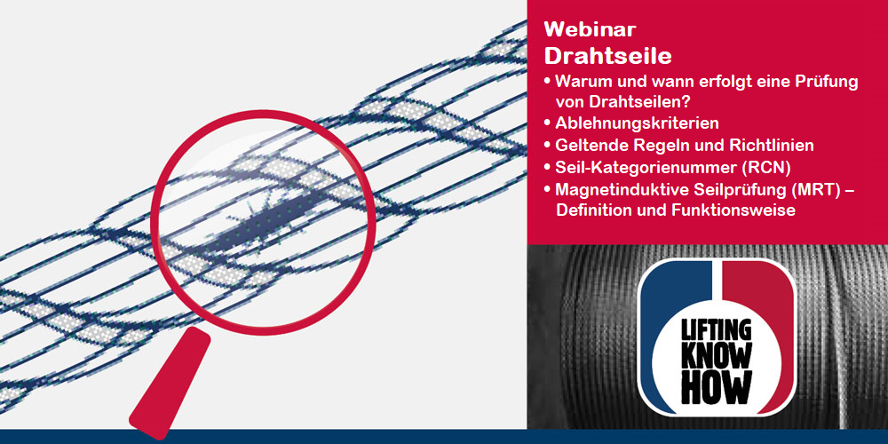 Webinar III - Prüfung von Drahtseilen