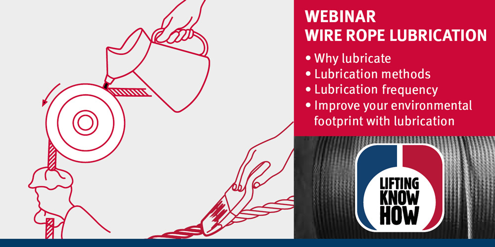 Webinar: Lubrication of steel wire ropes