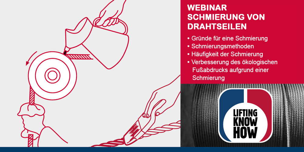 Webinar - Schmierung von Drahtseilen