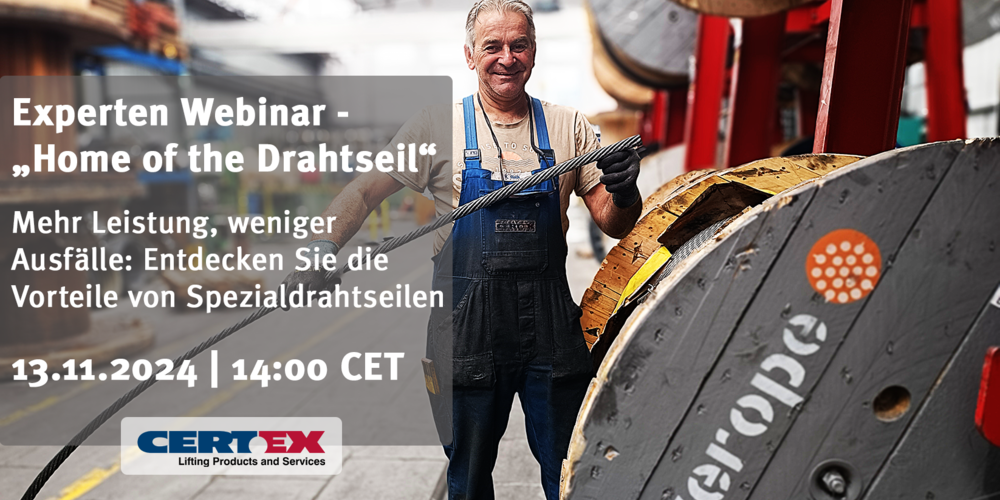 Experten Webinar: Home of the Drahtseil